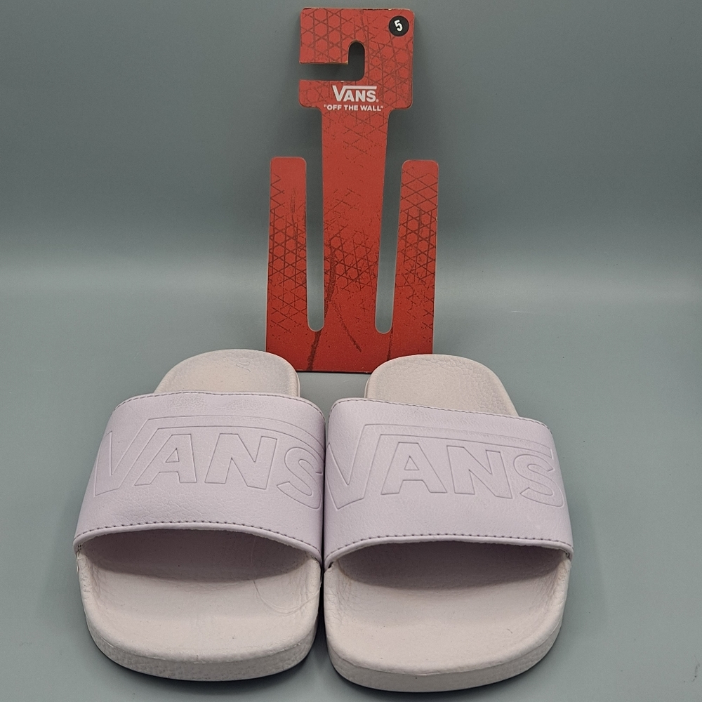 NEW Womens Vans Slide On Purple Lavender Fog Slides Sandals Shoes Size 5